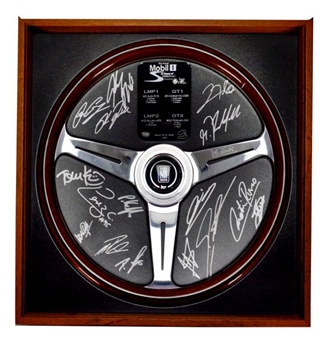 2009 12 Hours of Sebring, NARDI Steering Wheel Trophy Autographed 